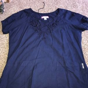 Kathy Peterson scrub sets koi